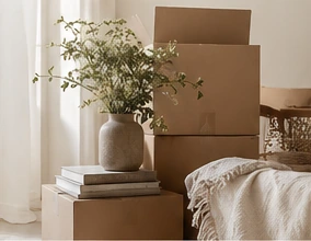 AI concept illustrating moving & home setup services